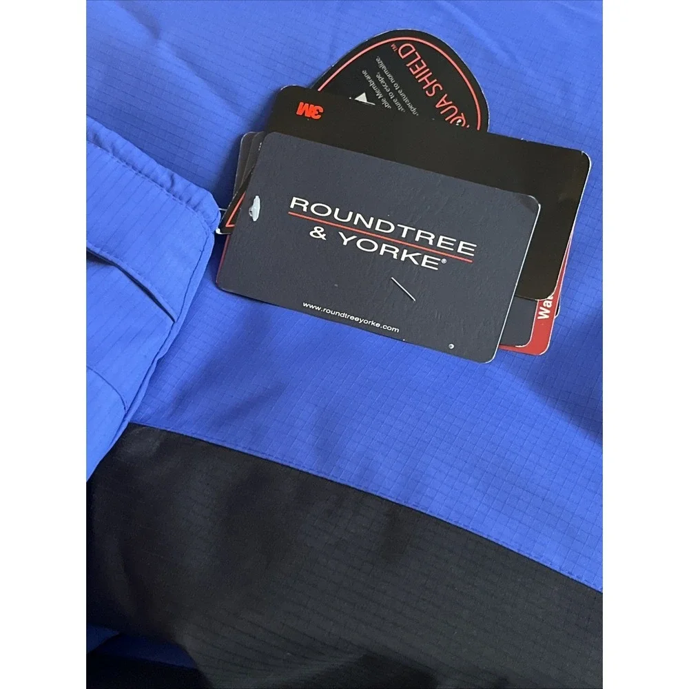 Roundtree Yorke Aqua Shield‎ Jacket Waterproof Performance Technology Men's LG